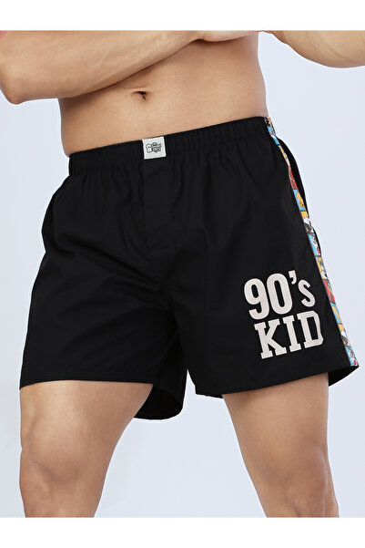 The Souled Store By Styli Black 90s Kid Boxers