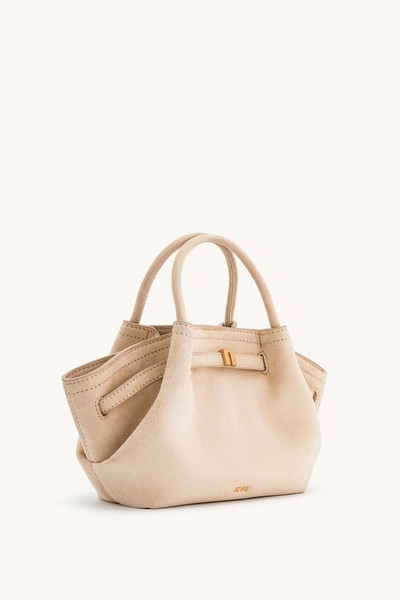 JW PEI Hana Mini Faux Suede Tote Brown