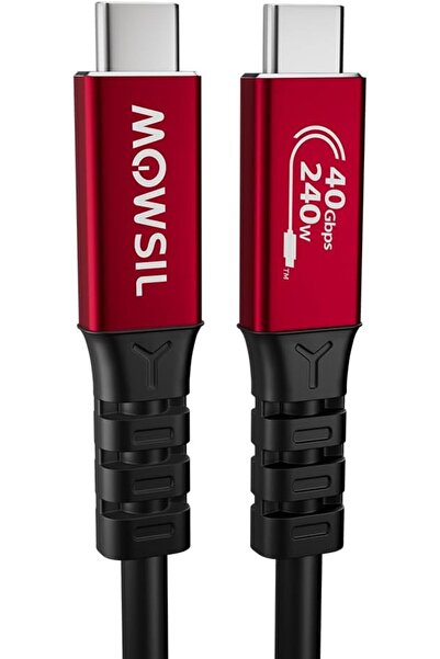 MOWSIL USB4 Cable 1Mtr,40Gbps with 240W Fast Charging and 8K@60Hz Video,USB4 ...