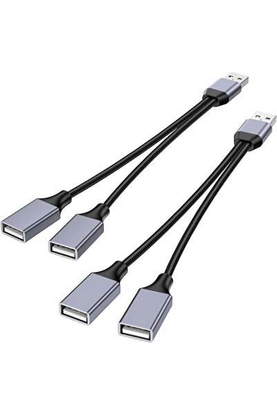 GENERAL USB Splitter 1 in 2 Out, USB A Male to 2 Female USBA Y Splitter, USB ...