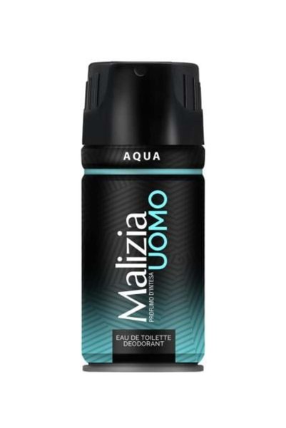 Malizia Uomo مالايا Omo Aqua Deodorant Spray للرجال 150 مل