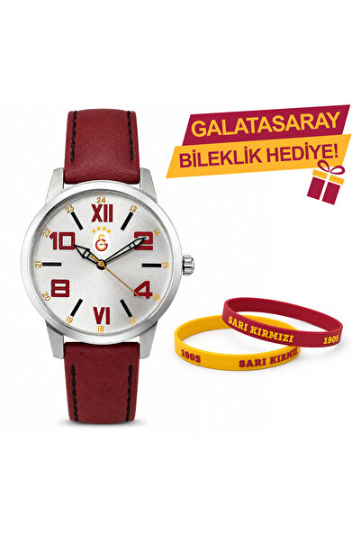 Galatasaray Lisanslı Kol Saati U21408 - GS Bileklik Hediyeli