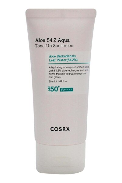 Cosrx Aloe 54.2 Aqua Tone-Up Sunscreen SPF 50 Plus by for Unisex - 1.69 oz Su...
