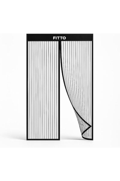 fitto باب شبكي سحري قابل للسحب بدون استخدام اليدين - إغلاق مغناطيسي، سهل التر...