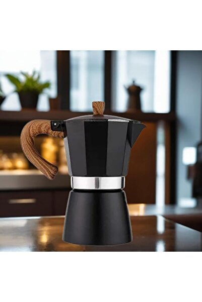 Sweet seven ® Espresso 6-Cup - 10 oz Coffee pot,Compatible Black Finish for G...