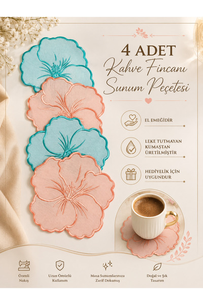 4’lü Sunum Peçetesi