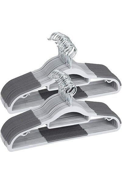 SWIUKPHE Plastic Hangers, Heavy Duty Durable Coat and Clothes Hangers, Dry We...