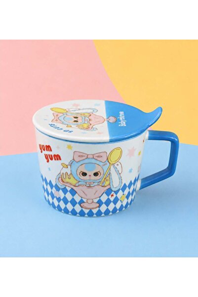 Gift Moda Ceramic Lid Noddle Bowl Yum Yum