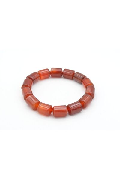Murty99 Genuine Natural Capsule Model Red Agate Bracelet