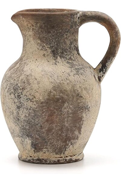 Heifgott Rustic Ceramic Farmhouse Flower Vase Retro Decoration with 1 Handles...