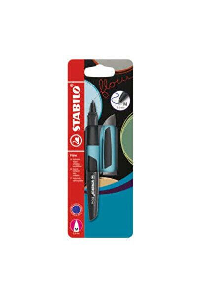 Stabilo Pix Flow, 0.5 mm, M, mină albastră, corp, puristblue, blister