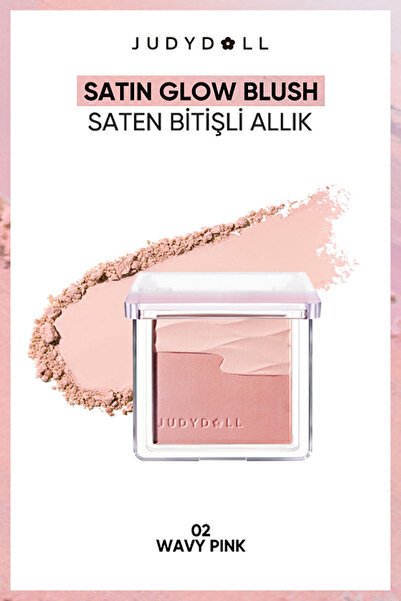 JUDYDOLL Satin Glow Işıltılı Allık 02 Wavy Pink
