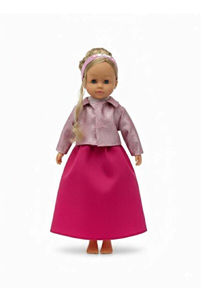 Dimian 46cm Girlz Fashion Doll with Elegant Pink Dress, Long Hair & Stylish L...