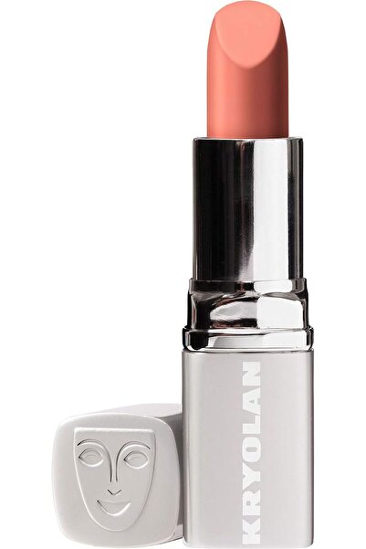 Kryolan Lipstick Classic, Coral Nude Shade, Metal Case, LC 006