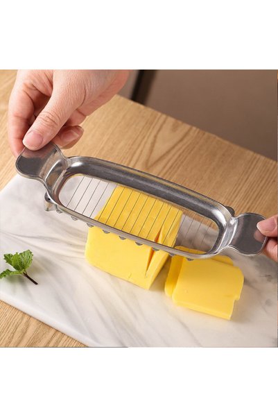 Morvena Picks Tăiător din Oțel Inoxidabil pentru Unt și Brânză - Gadget de Bu...