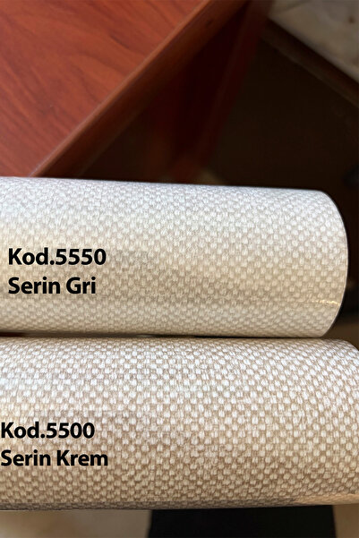 Bien Duvar Kağıtları Bien Exclusıve 5550 Serin Gri Hasır Hissi Lüks Görünüm Dokulu Duvar Kağıdı 53x1000 cm, 5M²