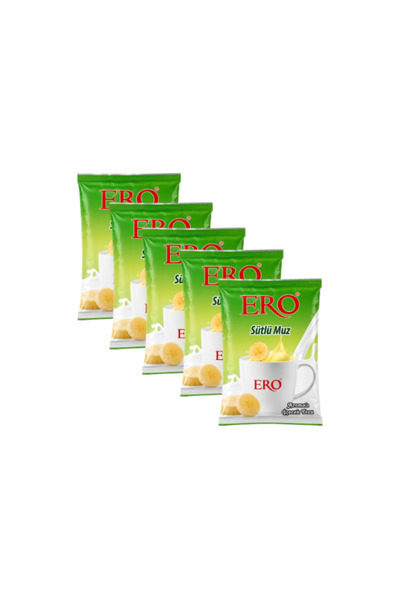 Sütlü Muz Aromalı İçecek Tozu (5 Adet)