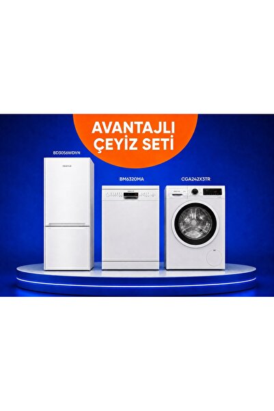 Profilo 3 Lü Çeyiz Seti (BD3056WDVN - BM6320MA - CGA242X3TR )