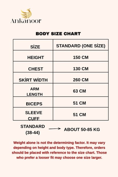 ankanoor V Robalı Kol Bağlamalı Dubai İpeği Elbise 150 CM ANKA262050
