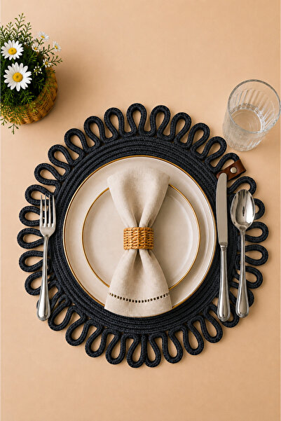 MaVaux Galaxy Series Decorative Single Placemat Model Round American Service ...