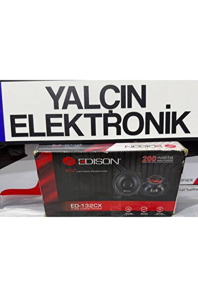 YalçınTicaret Ed-132CX 13cm 2ad max güç 200w 2yollu tıvıtırlı 45rms Coaxial h...