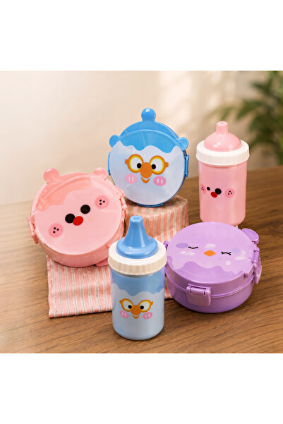YerliÇöpPoşeti Nutrition and Food Set - with Leak-Proof Flask - 3-Compartment...