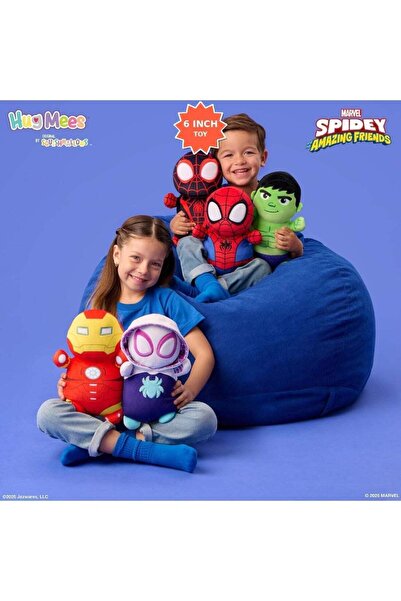 Squishmallows دمية هاج ميز الأصلية لميلز موراليس - سبايدي وصديقهون المذهلون من مارفل، دمية هاج ميز جازويرز بحجم 6 بوصات - مثالية للأطفال والأولاد والبنات ومحبي الكوميكس
