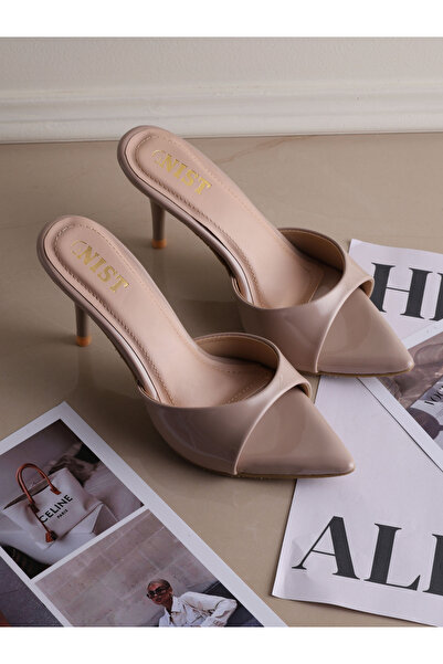 GNIST By Styli Nude High Heel Sandals Pointed Toe Sandals