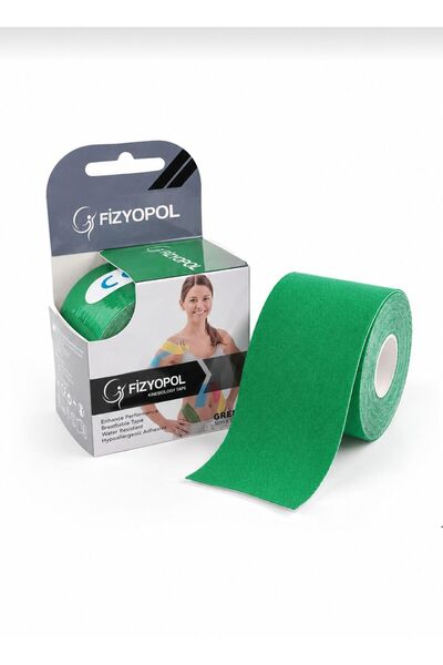 Marka FİZYOPOL New Product Kinezyo Tape Band 5 Metre X 5 Cm Koyu Yeşil Renk K...