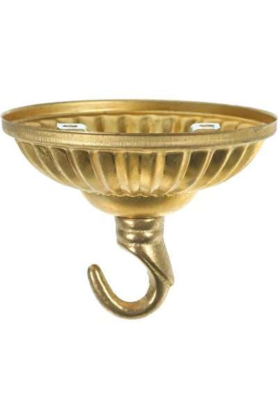Baluue غطاء مصباح سقف نحاسي عتيق بتصميم عتيق مع خطاف مفتوح لتثبيت المصباح