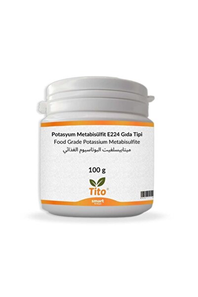 tito Potasyum Metabisülfit E224 Gıda Tipi 100 g