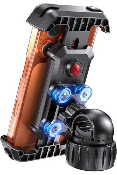 GENERAL Anti-Shake Motorcycle Phone Mount - 2026 Dual Vibration Dampener, Uni...