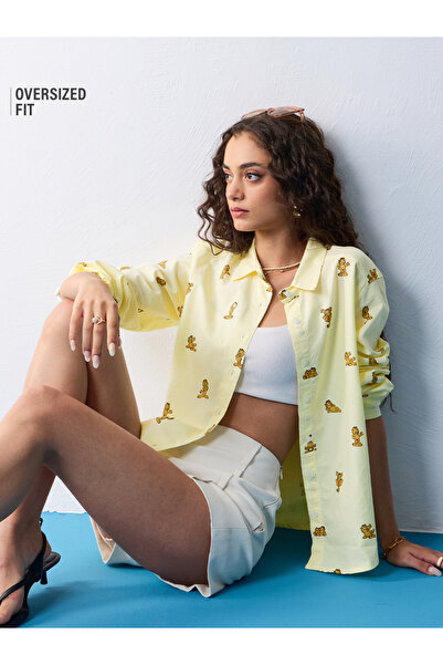 The Souled Store By Styli White Long Sleeve Regular Fit Graphic Shirt