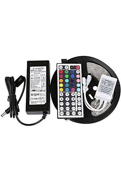 Other شريط إضاءة LED RGB مقاوم للماء 5 أمتار SMD 5050 300 مصباح LED/لفة مع جه...