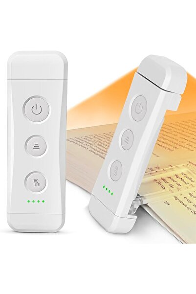 Glocusent USB Rechargeable Book Light for Reading in Bed, Portable Clip-on LE...