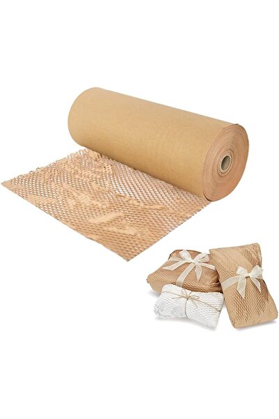 Motimix MOTIM Honeycomb Cushioning Wrap Paper Roll 380mmx50m, Eco-friendly Bu...