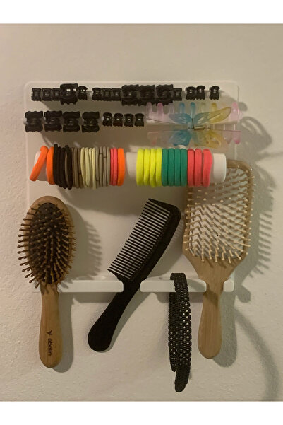Hair Garage - Smart Hair Accessory and Clip Organizer Wall Hanger (with Double-Sided Tape)