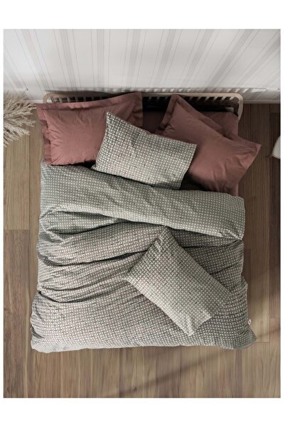 Cotton Box مجموعة أغطية سرير مزدوجة من Rf Petite -Mote Kiretil مع ملاءات مطاطية