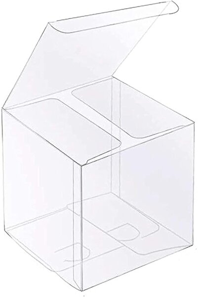 AZONEE 30 Pcs Clear Favor Boxes, Transparent Baking Box, Cake Packaging West ...