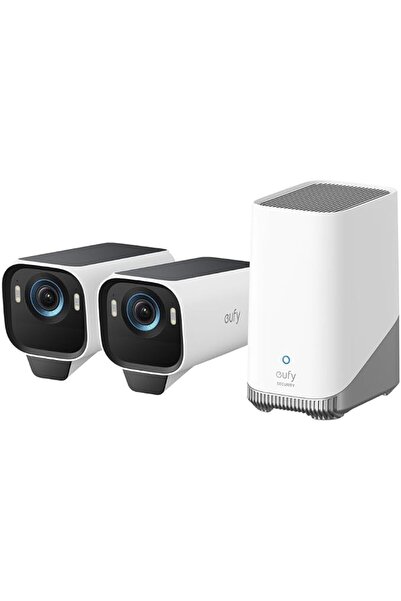 Eufy Security كاميرا أمان خارجية لاسلكية eufyCam S3 Pro مع شحن بالطاقة الشمسي...
