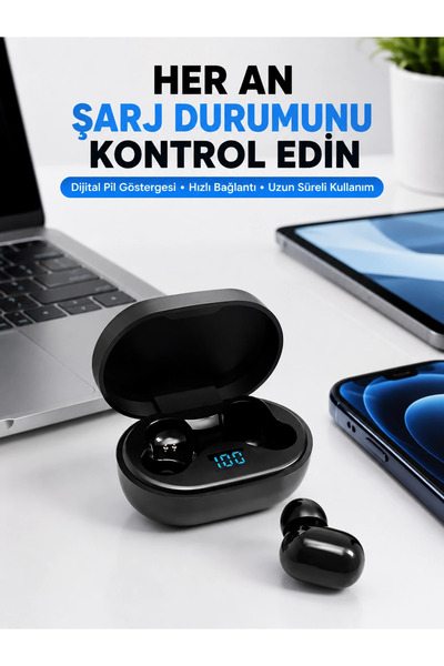Bucuks Mey İthalat® Gürültü Azaltmalı Mikrofonlu Bluetooth Kulaklık Yeni Nesil
