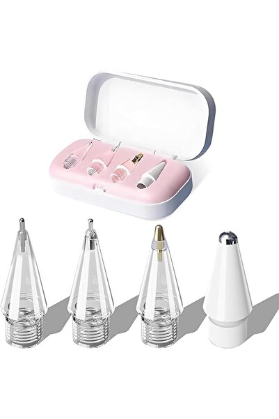 GENERAL Replacement Pencil Tips for Apple Pencil Pro – 4- Pack Stainless Stee...
