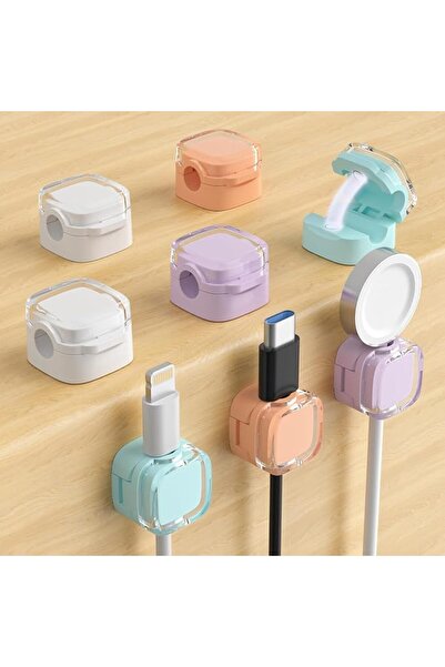GENERAL 8-Pack Magnetic Cable Clips, Adjustable Cord Holder for Under Desk Ca...