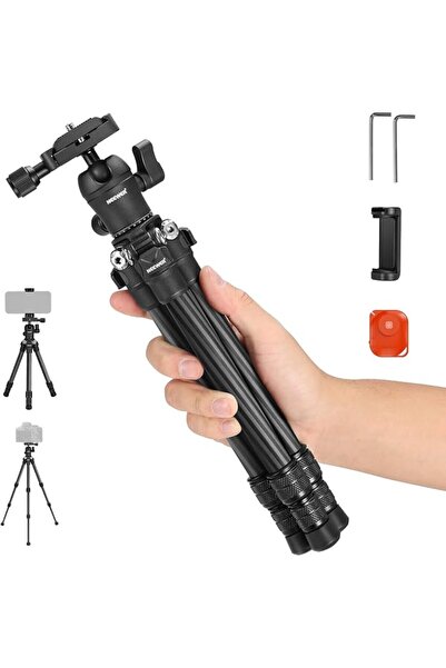 NEEWER TP09 Carbon Fiber Mini Tripod, 20" Desktop Tripod with 360° Ball Head,...