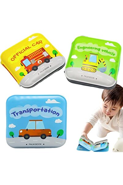 TERRIFI Kids Bath Books Set 3 PCS, Waterproof Baby Bath Toy Books with Transp...