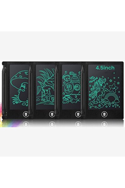 TERRIFI 4 قطع من ألواح الكتابة الإلكترونية LCD، لوحة رسم قابلة للمسح، لوحة تع...
