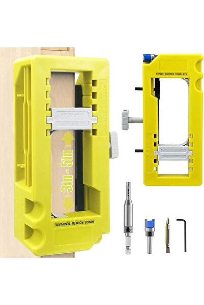 GENERAL Door Hinge Jig, Door Hinge Router Template for Door Hinge From 3 to 5...