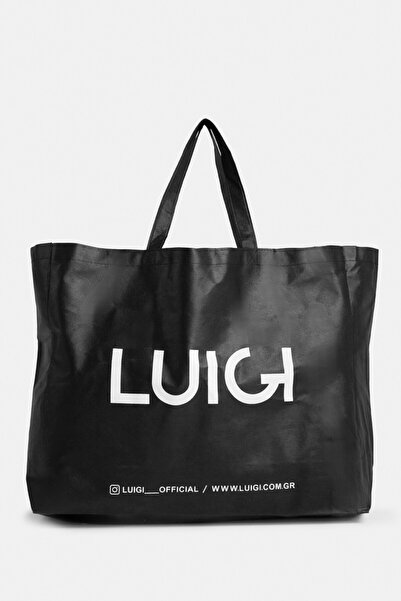 Luigi Επαναχρησιμοποιούμενη Τσάντα 38x49x14εκ. - Μαύρο - Ενιαίο Μέγεθος