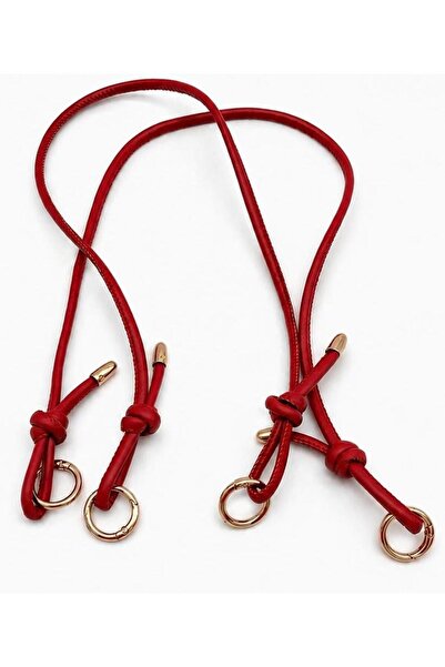 angel çanta aksesuar 65 cm Knot Model Red Color 5 mm Double Bag Handle Light ...