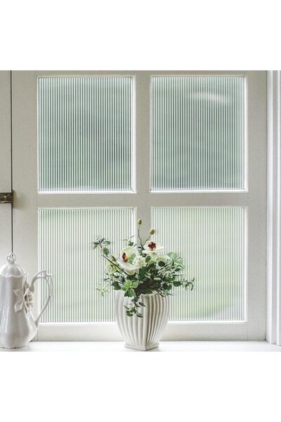 Tazweeq Reeded Glass Window Film, Window Privacy Film, Frosted Window Vinyl, ...